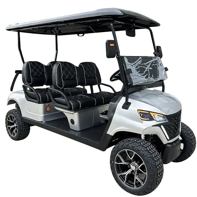 Legal on Road High Quality Sightseeing Car 2024 New 72v Luxury Golf Cart Street Electric Custom Made 220V Ice Cream Cart 3 - 4