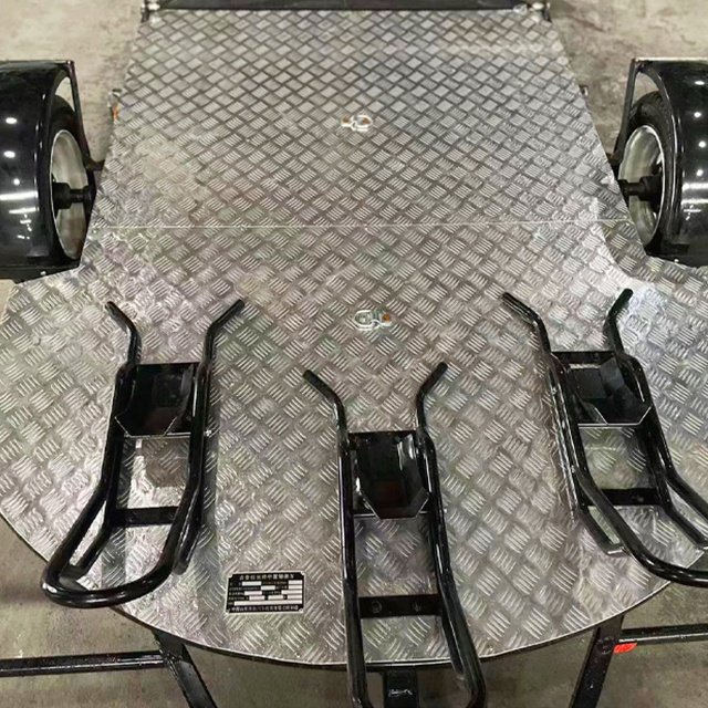 Tilt deck trailer UTV ATV foldable motorcycle trailers for cars