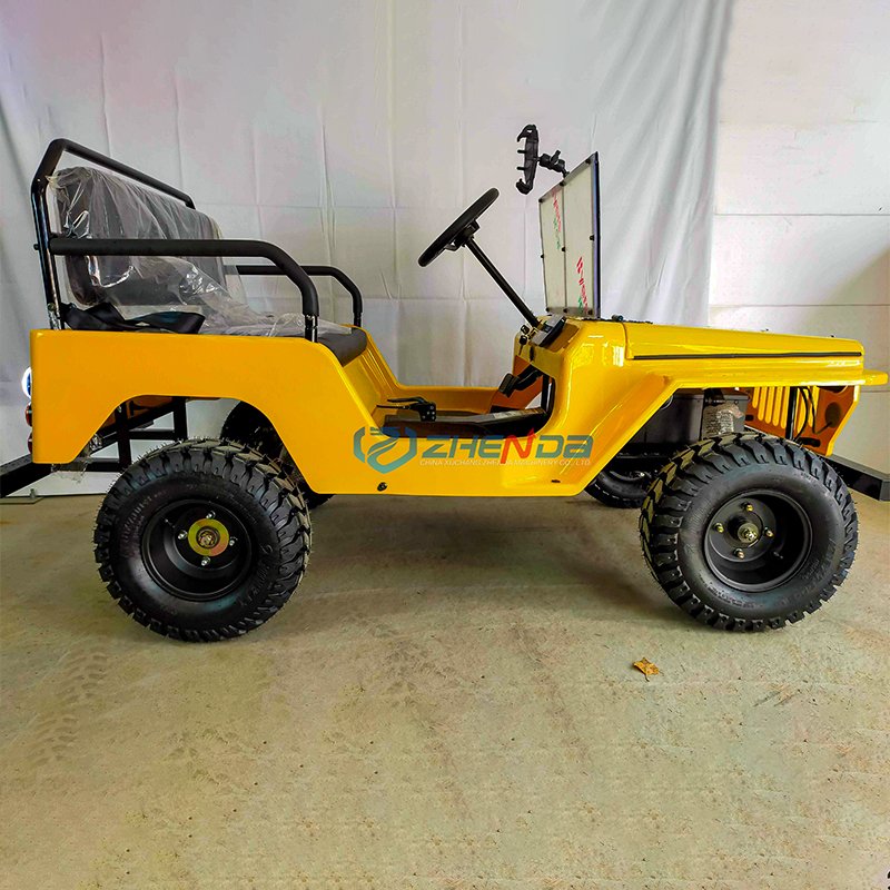 Cheap Gasoline 150cc Mini Jeep UTV for Adult Go Kart Mini Willys Off Road ATVs for Kids