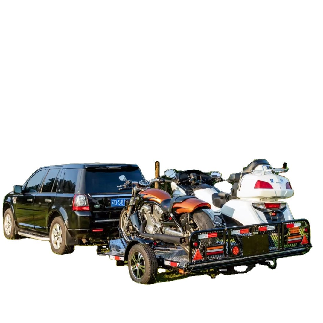 Motorcycle trailer A trailer for multiple motorcycles
