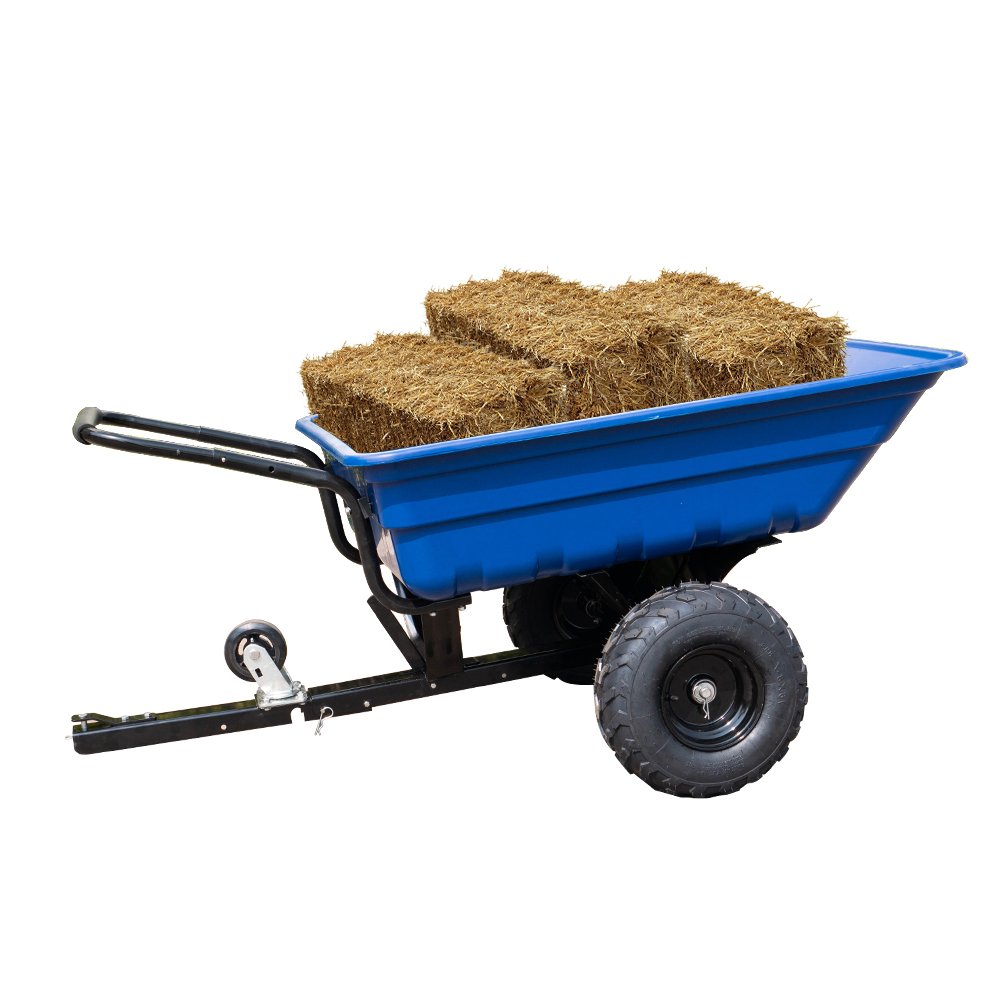 China good quality popular Utility Plastic ATV Farm Garden Trailer