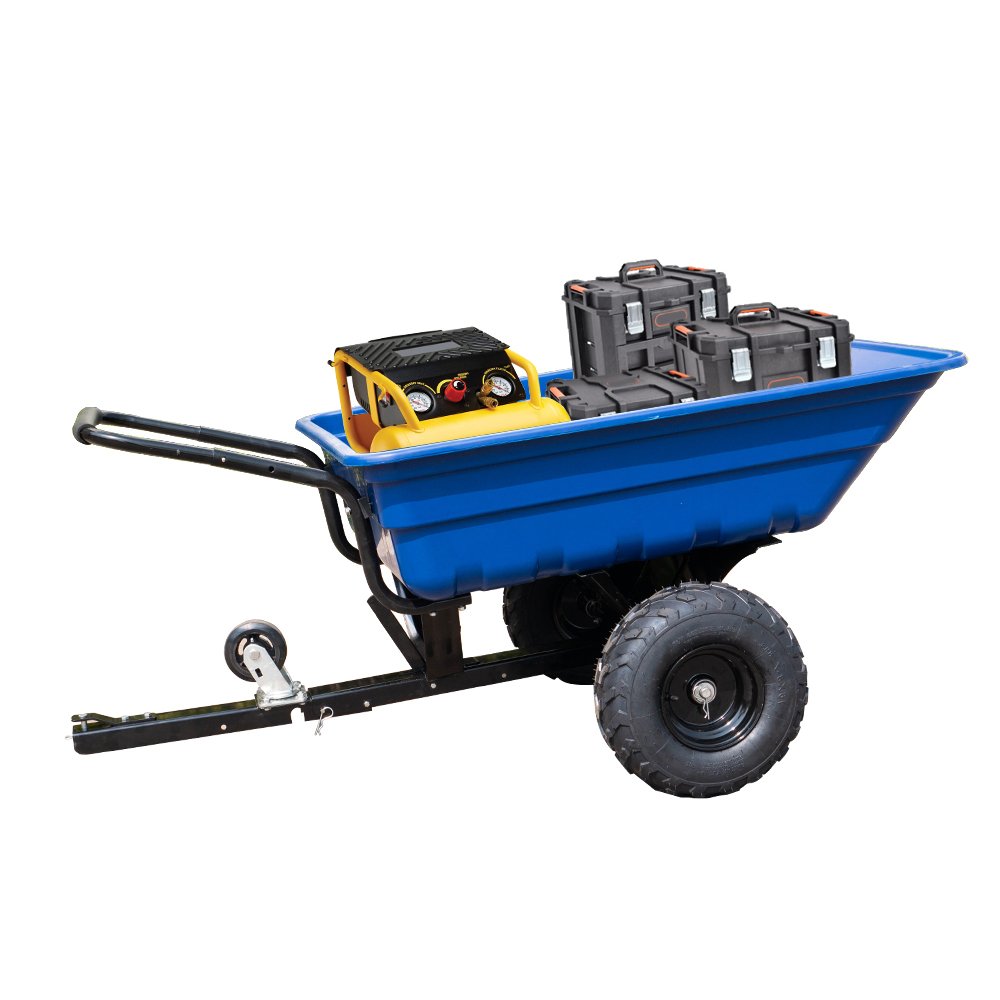 China good quality popular Utility Plastic ATV Farm Garden Trailer