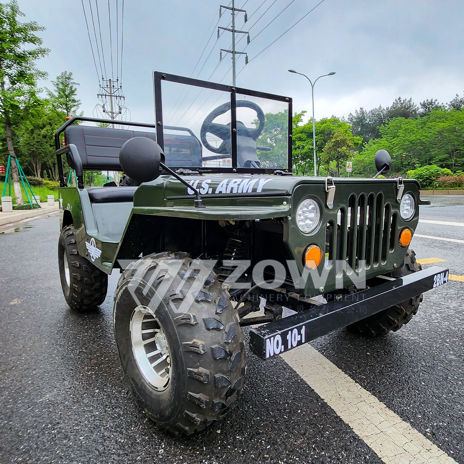 China factory mini electric jeep 150cc off road vehicle petrol powered jeep for sale