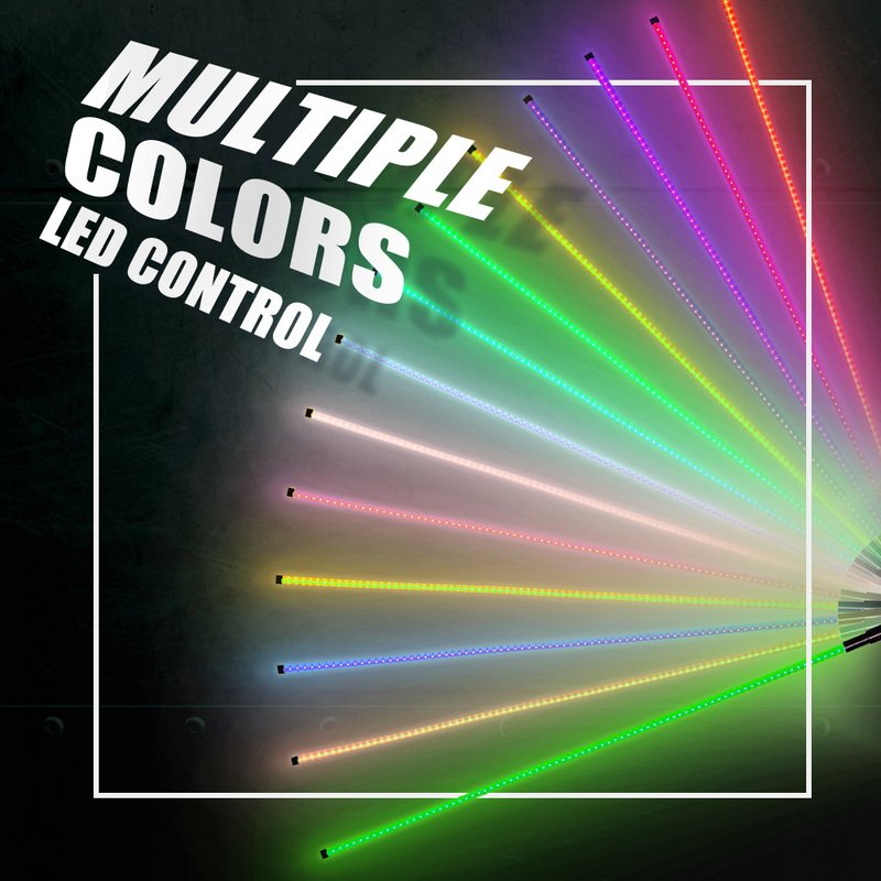DC12V Offroad Auto Part LED Whip Light Flag Light Blueteeth ATV UTV Rzr Buggy Go Kart Quad