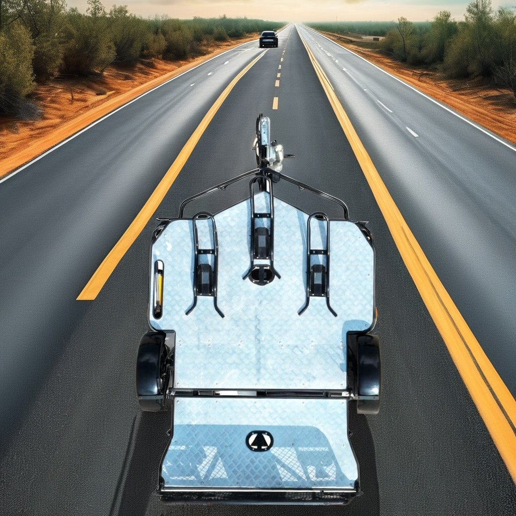 Motorcycle and ATV Trailer for Truck Travel