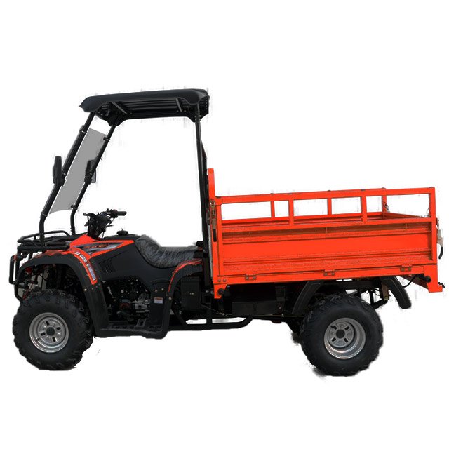 All Terrain Four-Wheel Drive Farmer Vehicle Off-Road Motorcycle with Bucket for Beach Use