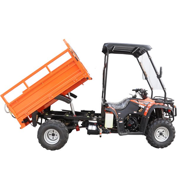 All Terrain Four-Wheel Drive Farmer Vehicle Off-Road Motorcycle with Bucket for Beach Use