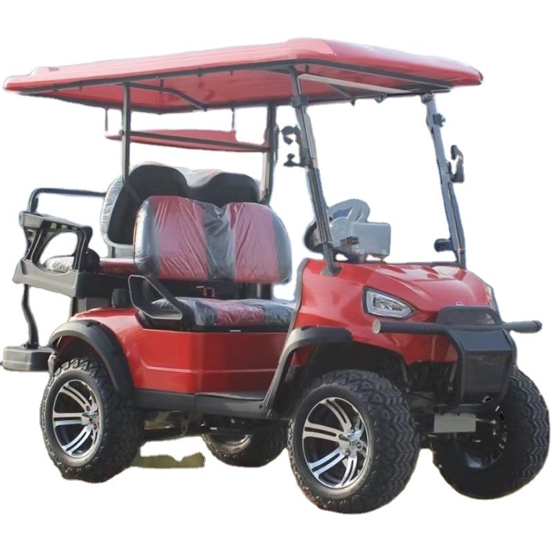 Chinese 4 Seats Golf Buggy Carts Dot EC Certification,manufacturer,navigation 48v 115AH Lithium Battery Off Road Street Legal