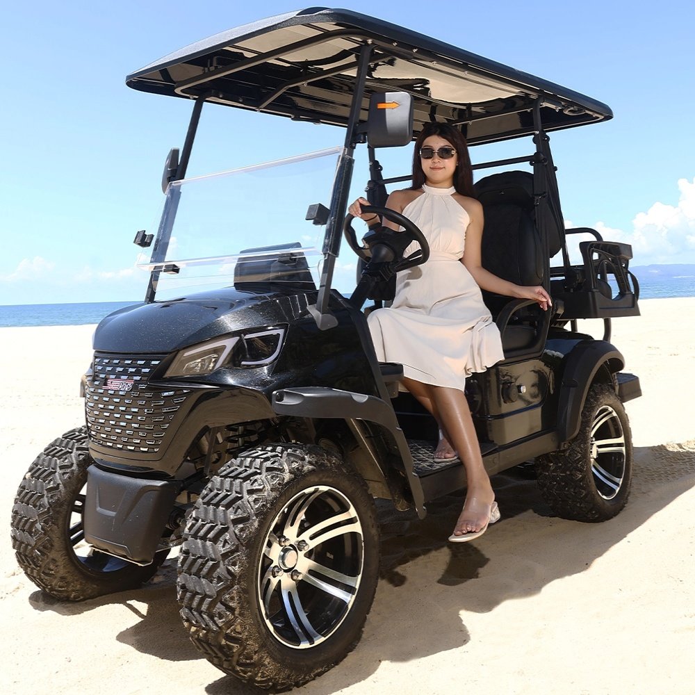 Chinese 4 Seats Golf Buggy Carts Dot EC Certification,manufacturer,navigation 48v 115AH Lithium Battery Off Road Street Legal