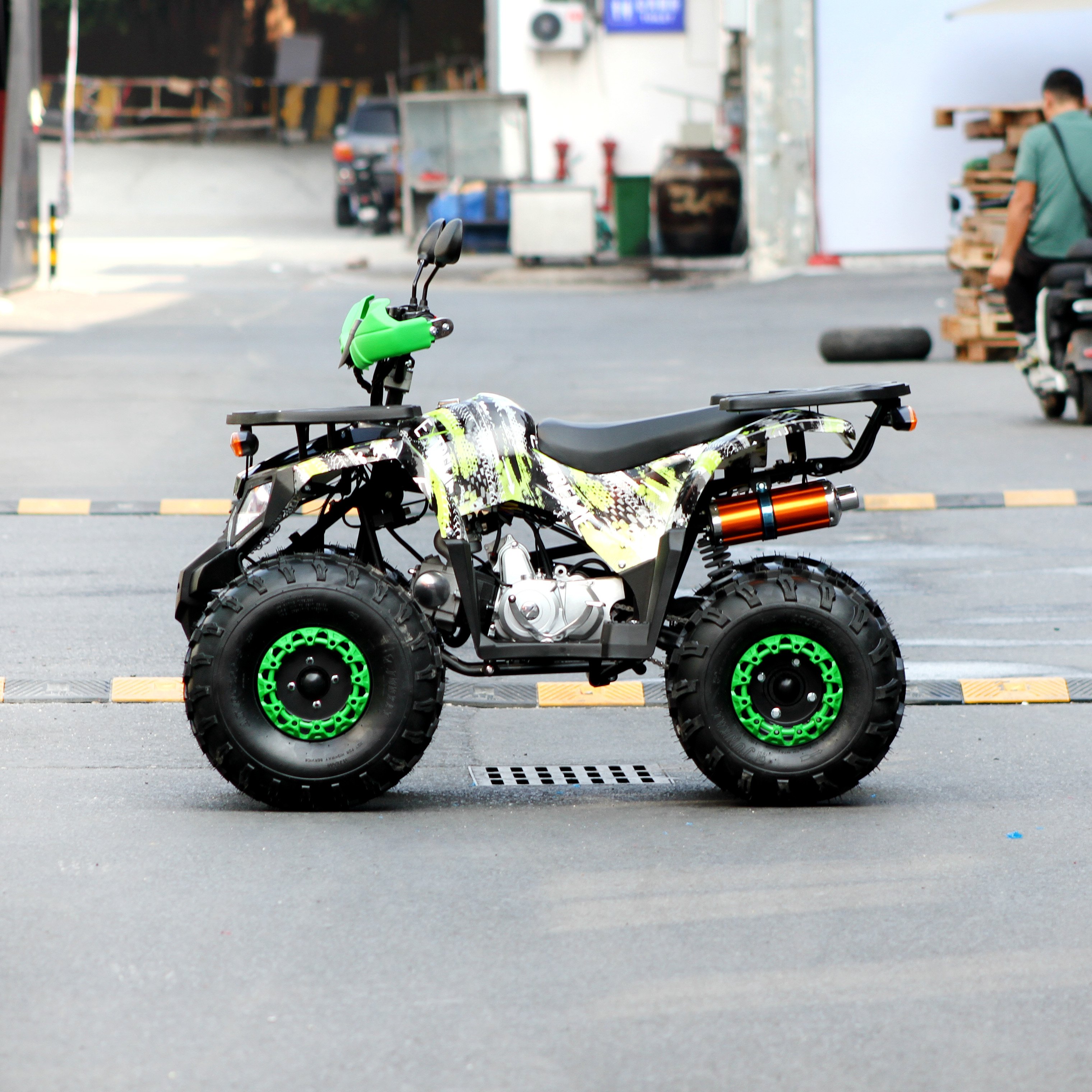 ATV 110CC 125cc 1+1 4-stroke automatic transmission electrical start chain drive beach ATV can be customized