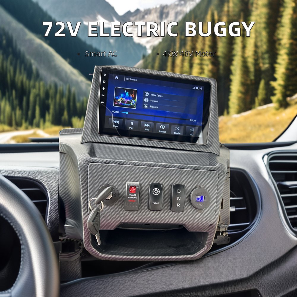 2024 new type 6 seats electric off road golf carts 48 V/60 V 115 AH lithium battery support customization DOT ATV