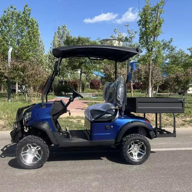 2024 New 4+2 Seat Electric Touring Car Club Car Electric Golf Cart Classic Hunting Cart
