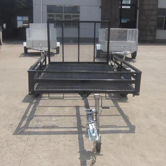 8 Wheel Farm Dump Trailer Single Axle Hydraulic Tipping Trailer Box Trailer 10 tons Ready For Export