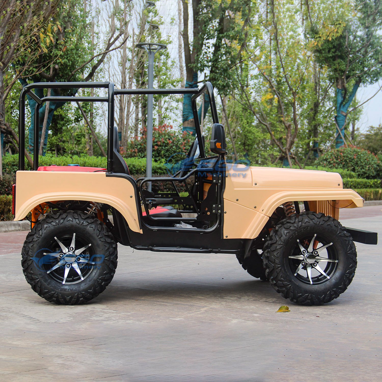 Mini Jeep 2 Seater 500cc Atv 4x4 Electric Side by Side Utv Wrangler China Manufacturer Parts Gas Powered Kids Jeep Buggy Car
