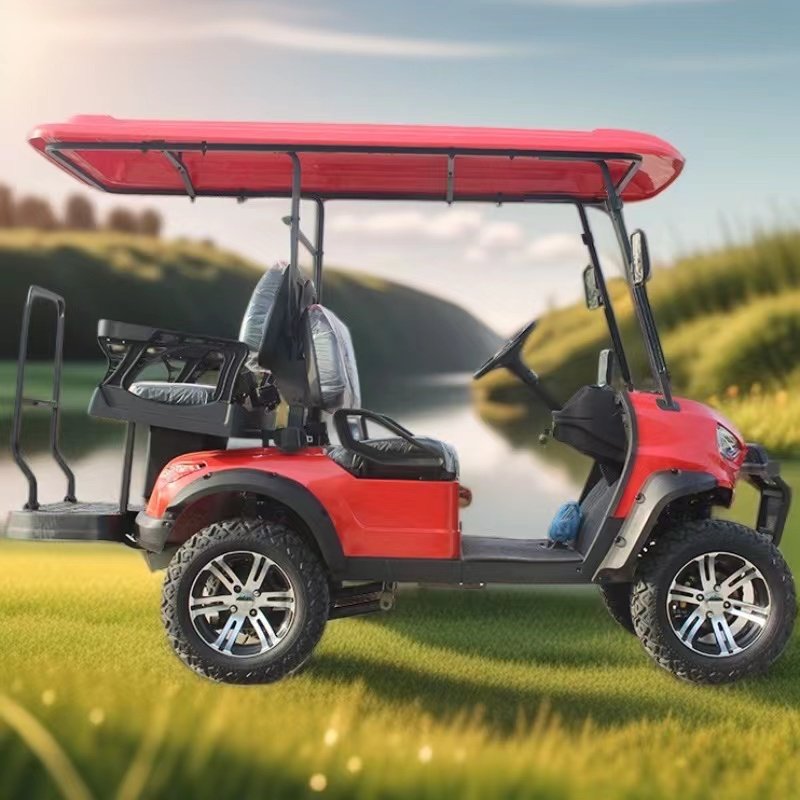 4-Seater Golf Car Lithium Battery 4-Person Electric Golf Vehicle - High-Tech Lithium Power