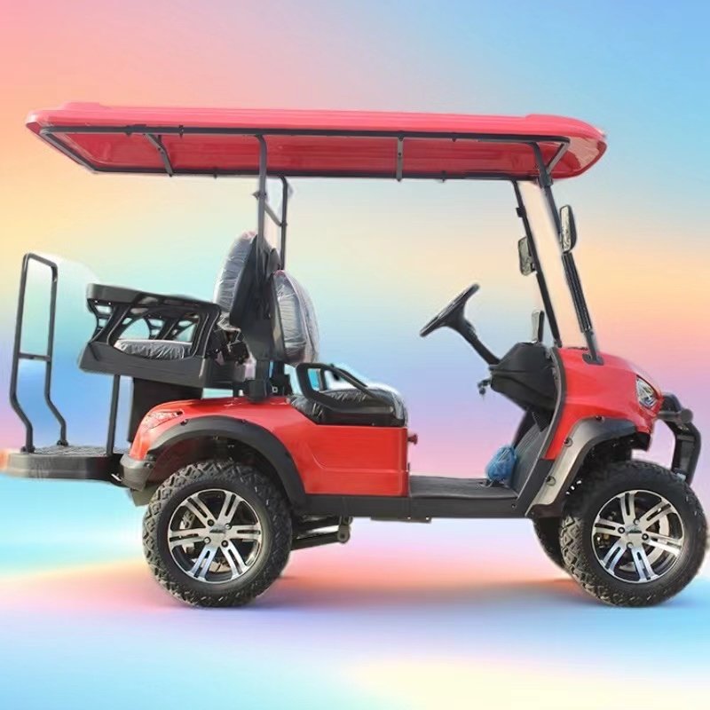 4-Seater Golf Car Lithium Battery 4-Person Electric Golf Vehicle - High-Tech Lithium Power