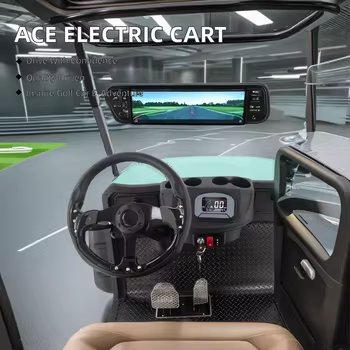 KK ATV golf cart mini electric truck 4 wheels lithium electric battery electric mini car 6 seats
