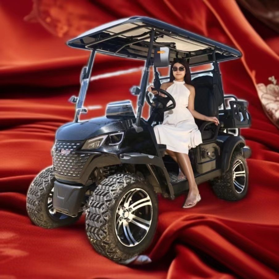 5KW 4 seats lithium battery golf club car fold windshield golf off road buggy wholesale classic golf cart on promotion