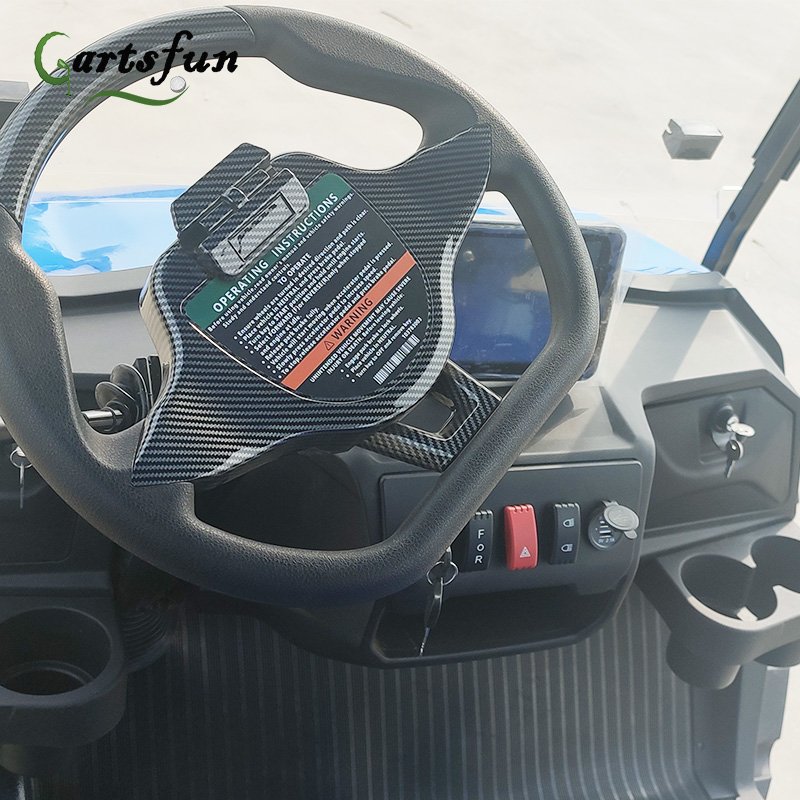 4 6 seats lifted 14 inches off road tires street legal 72V lithium battery electric glof cart 6 seater