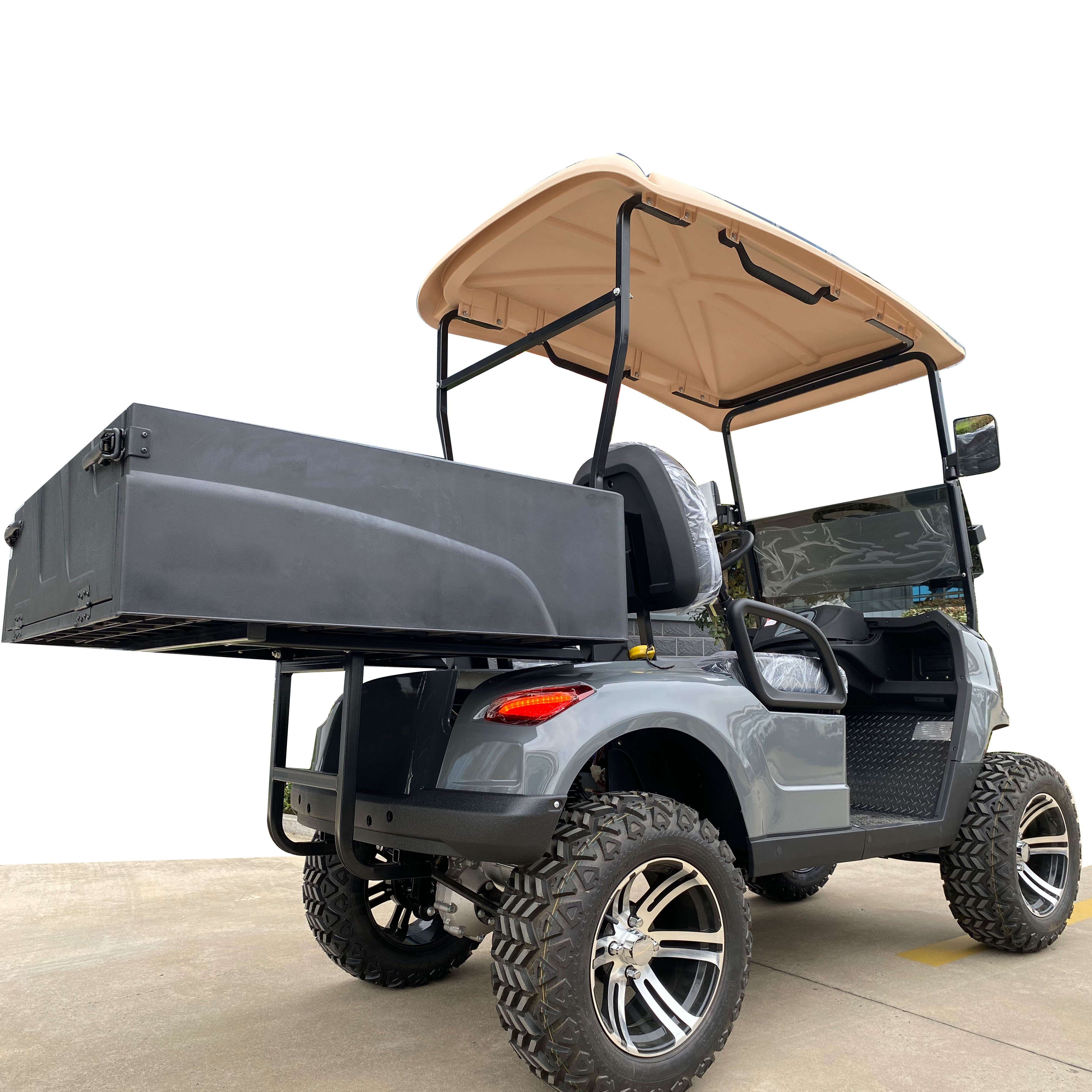 2024 New Design Evolution Golf Cart Club Car Waterproof 4 Seater Electric Golf Cart 4 Wheel Disc Brake Perfect Chassis Max 120KM