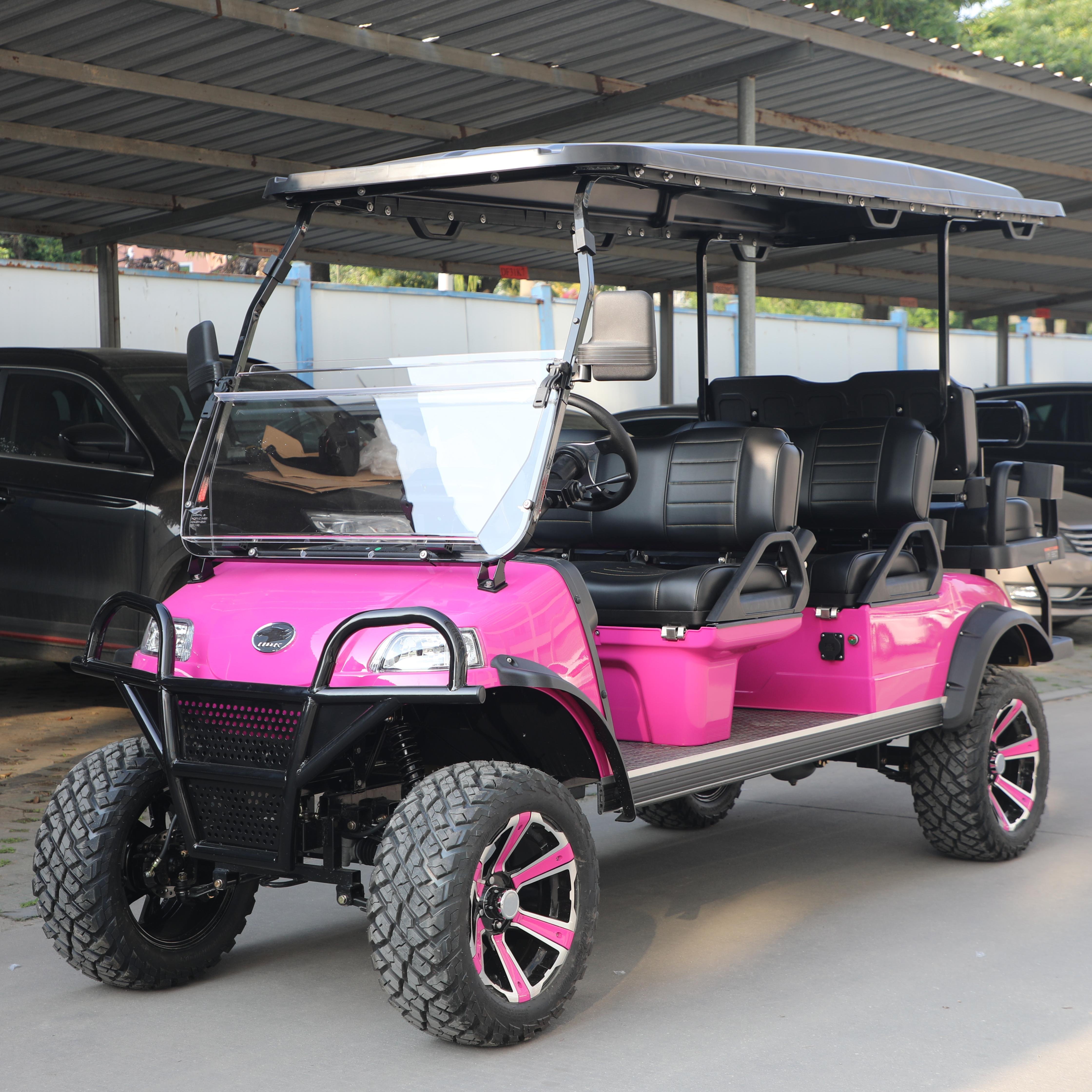 New Model Style Sightseeing Car 48V Battery Vehicle Scooter Foldable Tourist Fast Speed HDK EVOLUTION Electric Golf Cart
