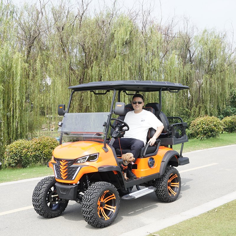 China Supplier Customized High Performance Electric Golf Cart 4 Seats Off Road Golf Cart