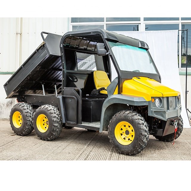 5KW motor electric UTV ATV 6x4 off-road vehicles farm mountain truck 180Ah lead-acid battery