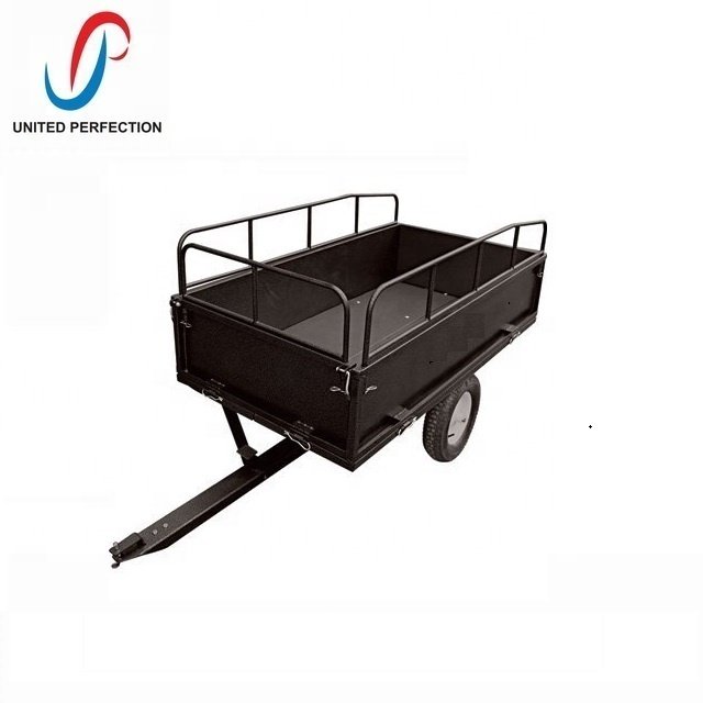 2023 Hot Sale Free Sample Heavy Duty ATV Quad Tractor Trailer Dump Cart & Garden Cart for Heavy Load for ATV & Garden Use