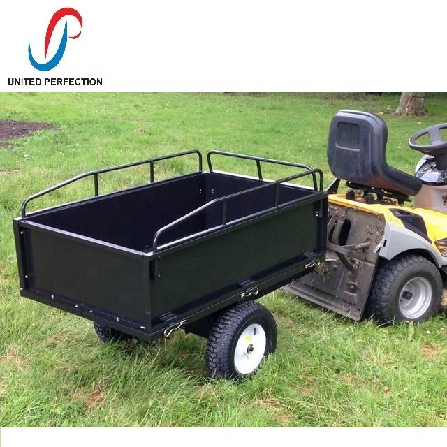 2023 Hot Sale Free Sample Heavy Duty ATV Quad Tractor Trailer Dump Cart & Garden Cart for Heavy Load for ATV & Garden Use
