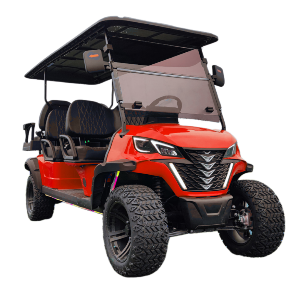 Goif Buggy 4+2 Seats New for Sales Electric Club Golf Buggy Product Good Eiectric Lifted Black Atv/utv Parts & Accessories CE