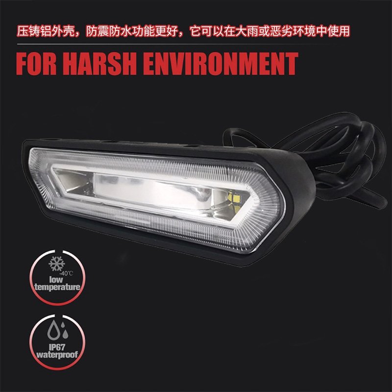 Day Running/Reversing/brake lights 4X4 off-road vehicle fog lights Be used for SUV 7 inch LED Strobe Lights ATV UTV rzr polaris