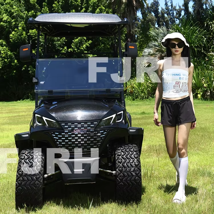 KK ATV golf cart mini 2+2 seats electric truck 4wheels lithium electric battery electric mini car Motor 48 AC Modified Vehicle
