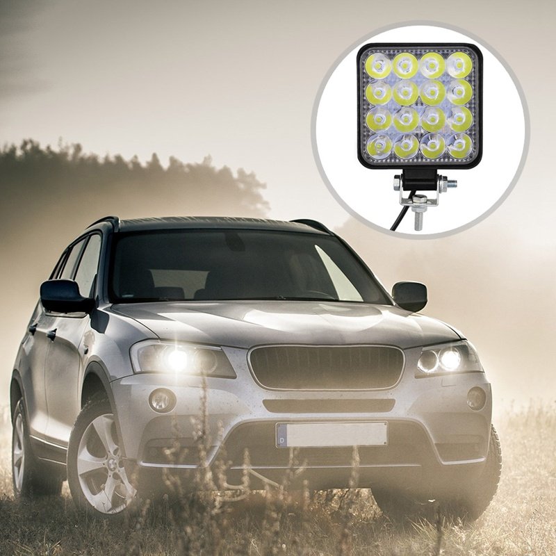 12V 24V 3 inch 48W LED Work Light Mini Fog Light for Motorcycle Car Spot LED Light Bar Offroad 4x4 4WD ATV UTV Truck Tractor