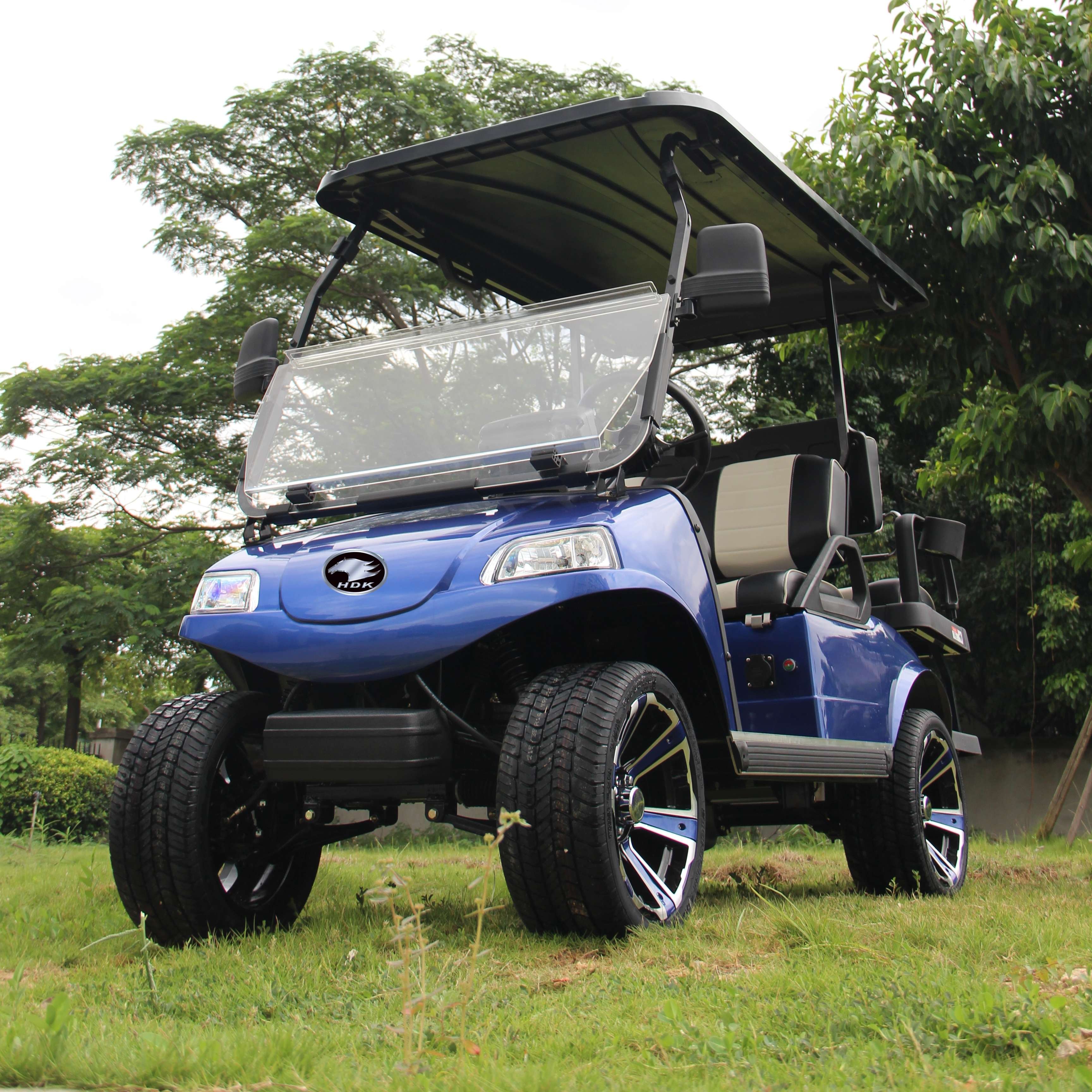 2024 atv 250cc 4x4 Golf Buggy Wholesale Cheap Price HDK EVOLUTION Club Luxury 4 Seats 48V Electric Golf Cart