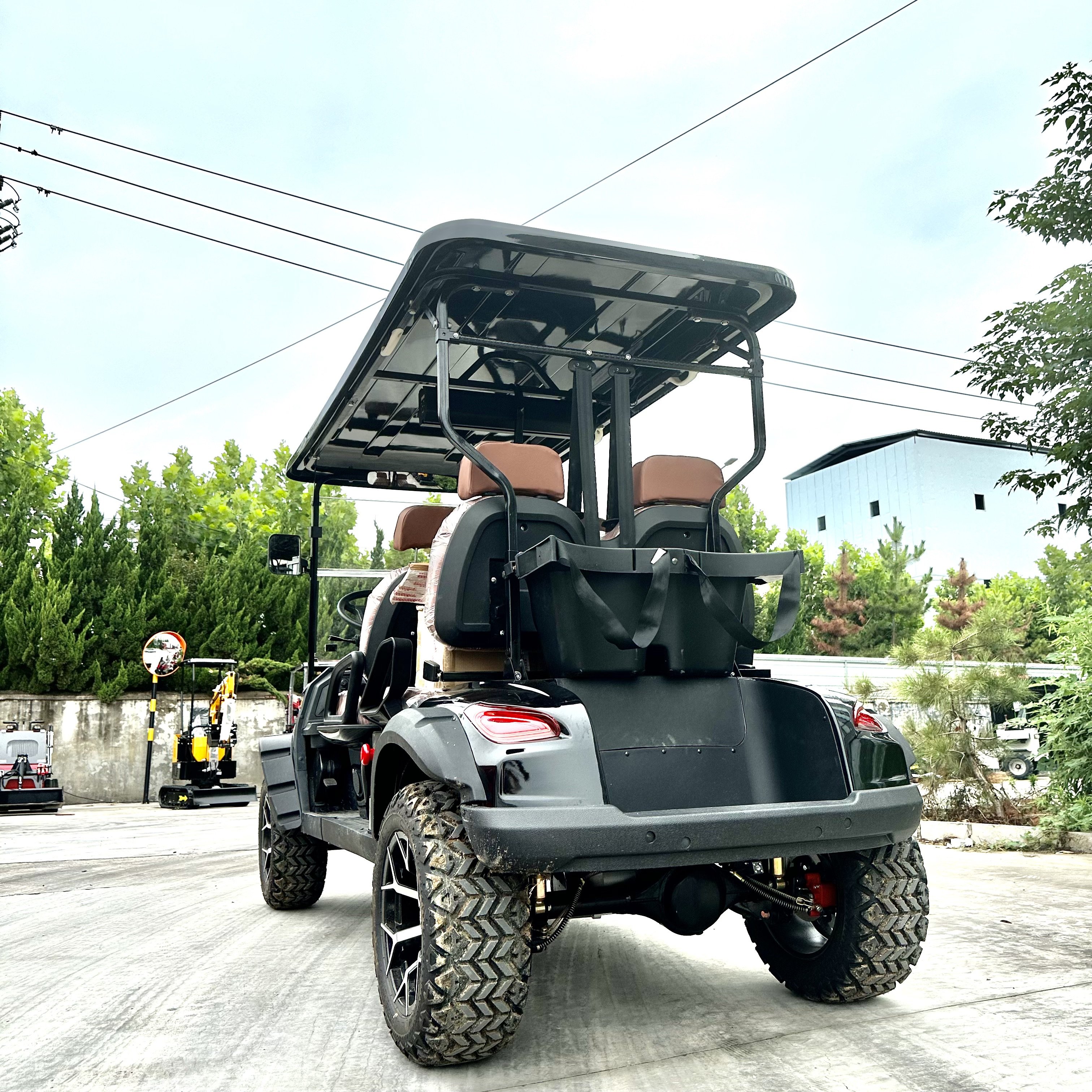 Street Legal Gas Golf Cart Buggy 4 Seater Golf Trolleys Electric Atv 4x4
