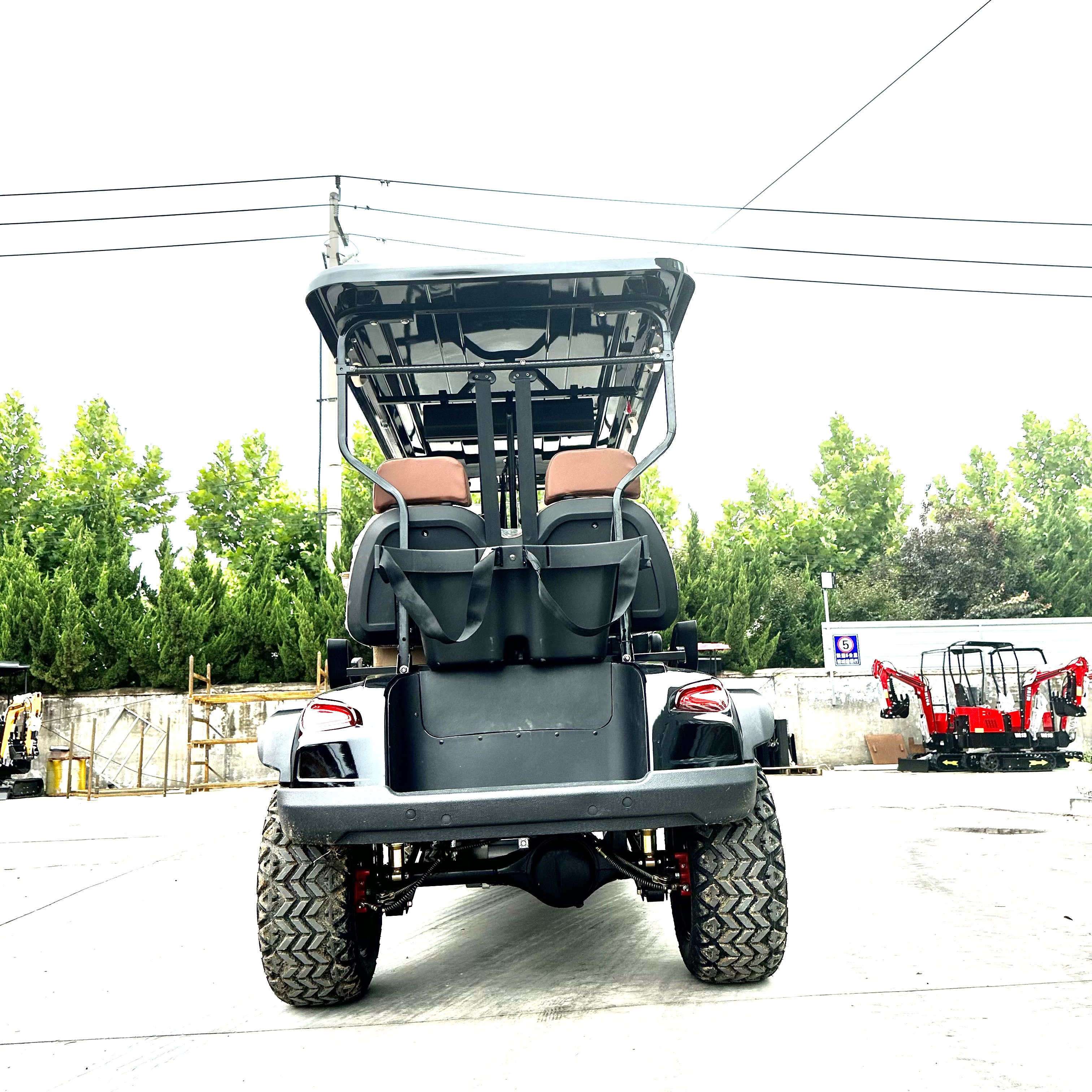 Street Legal Gas Golf Cart Buggy 4 Seater Golf Trolleys Electric Atv 4x4