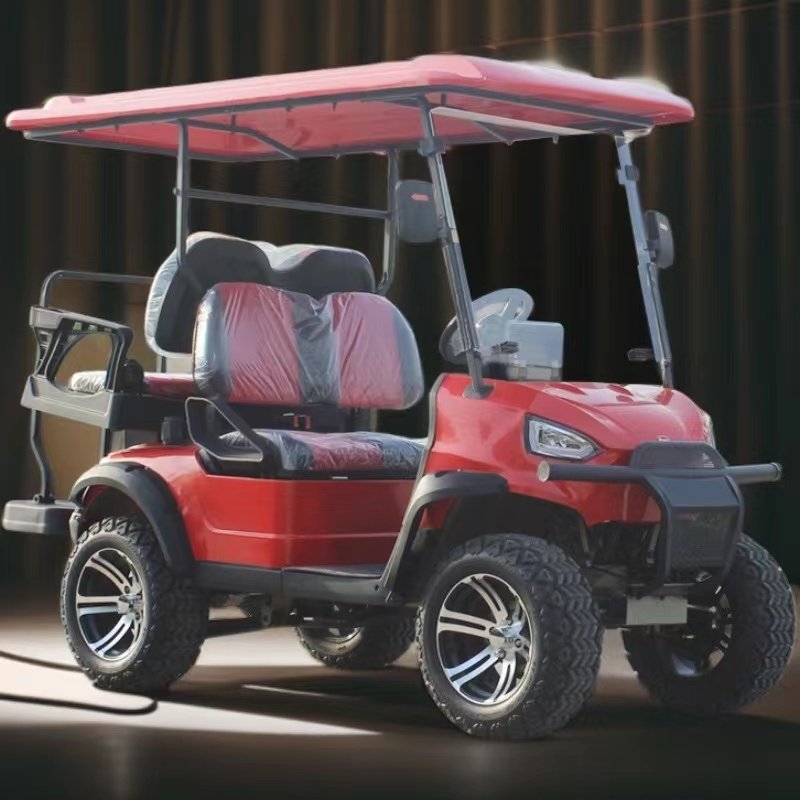 USA Curtis Controller Street Legal 5KW Electric Golf Cart with Lift Hunting Buggy and Golf Trolley DOT Certified