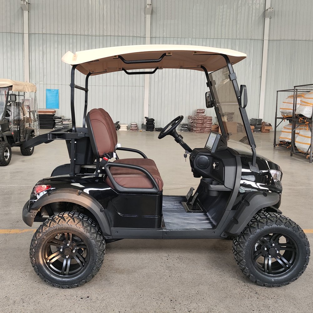 China 2 Seater Golf Cart Vehicle Golf Buggy Club Car Party Bus 4 Wheel Electric Lifted Golf Cart with CE Approved