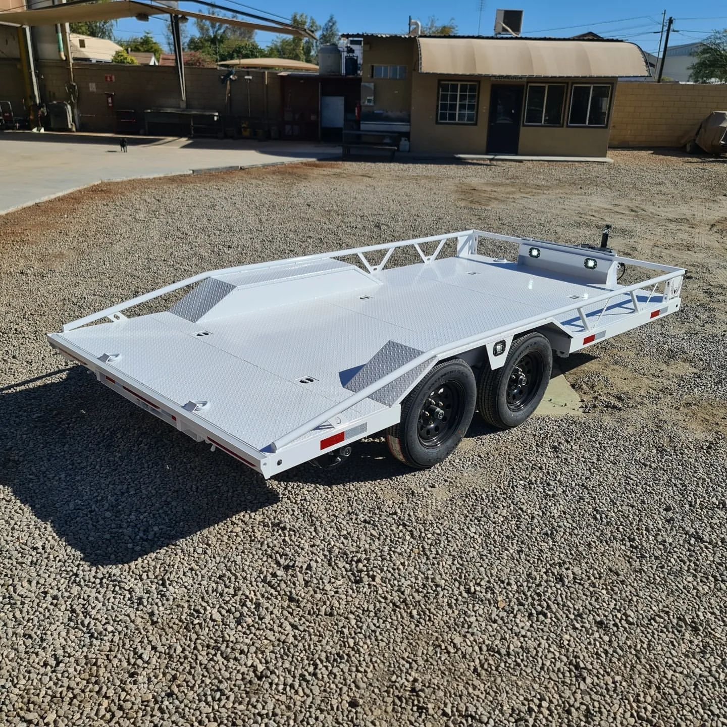8 Wheel Farm Dump Trailer Single Axle Hydraulic Tipping Trailer Box Trailer 10 tons Ready For Export