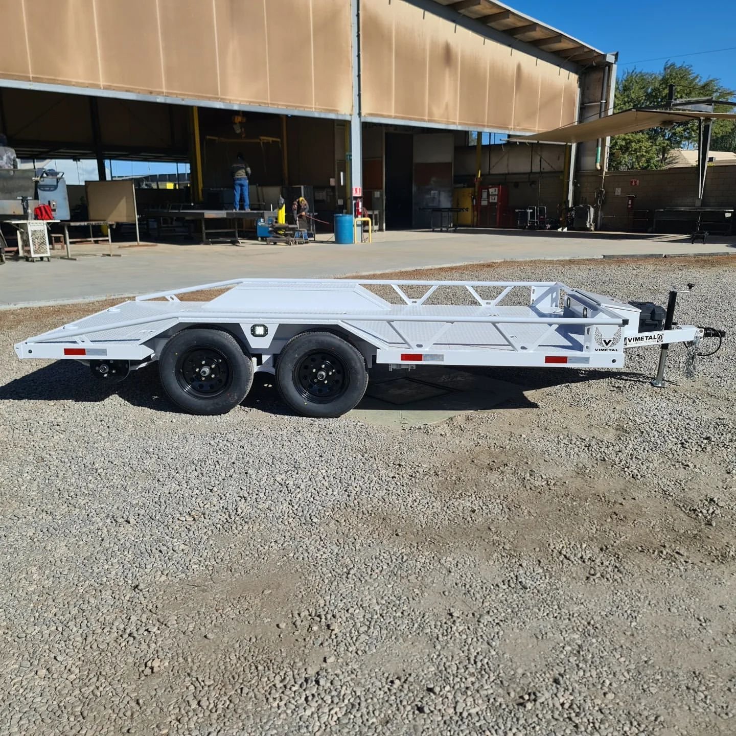 8 Wheel Farm Dump Trailer Single Axle Hydraulic Tipping Trailer Box Trailer 10 tons Ready For Export