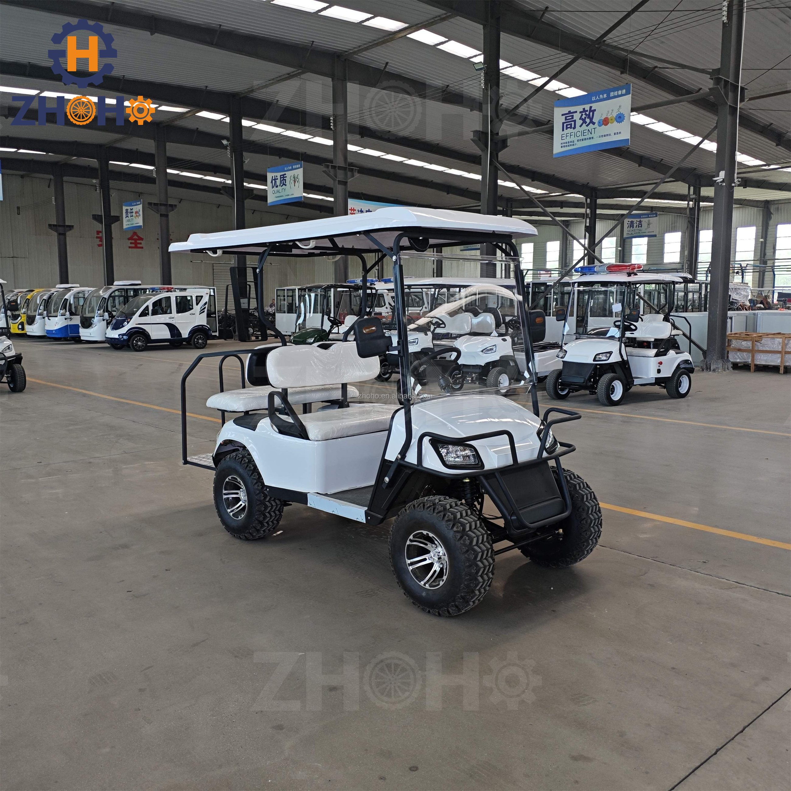 Customized Street Comfort 2-8 Seats 48V 5KM Off-Road Lithium Battery Golf Cart ATV 4x4 1000cc