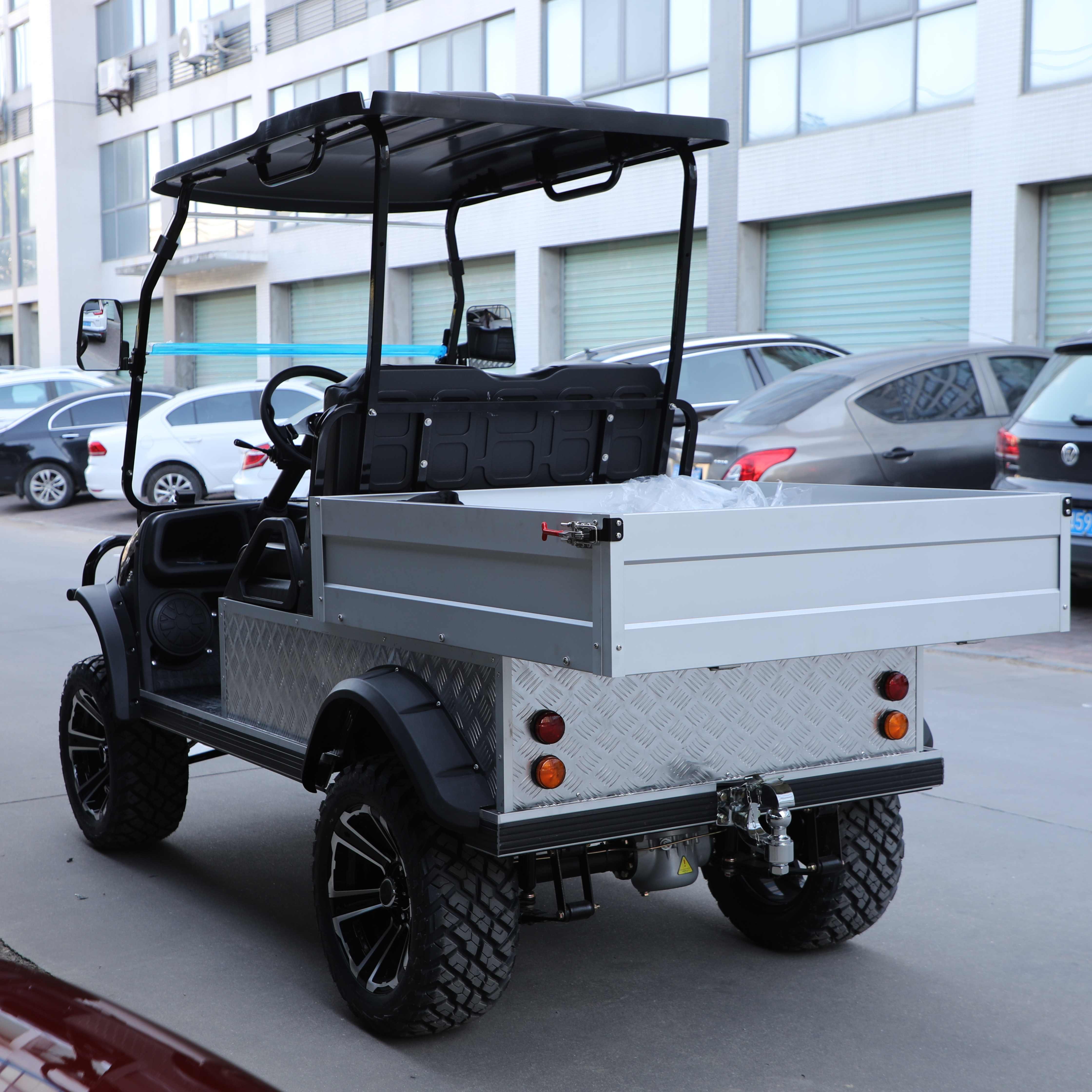 New Energy HDK Off Road Buggy Utility Vehicle 2 Seats Truck Lithium Battery Jeep Scooter Electric Cart Cargo Box UTV 48V