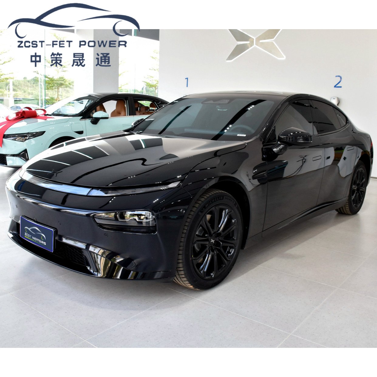 New Energy Car Auto Xpeng for Sale LED Sedan Leather P7 2022 586G in Stock 4 Wheel 702km Dark Electric Multi-function Automatic