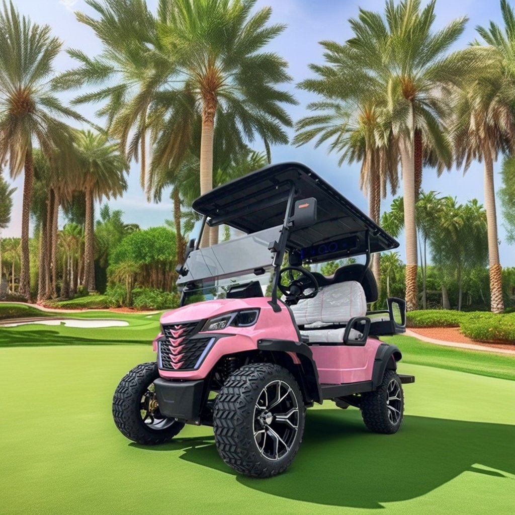 PGA Show Exhibitor 4-Seater 48V115AH Lithium Battery Electric Golf Cart Street Legal Mobility Scooter with CE DOT Certificate