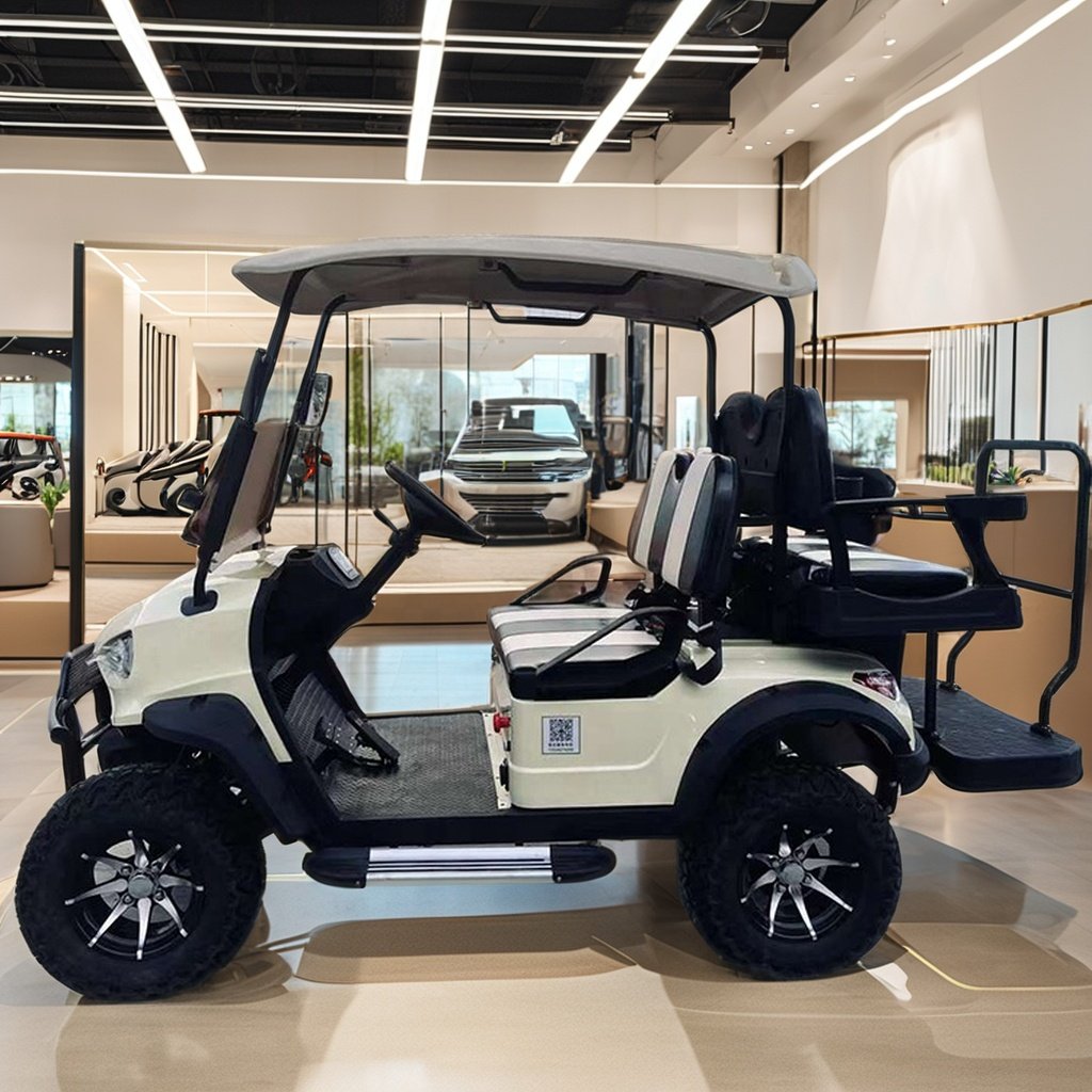 PGA Show Exhibitor 4-Seater 48V115AH Lithium Battery Electric Golf Cart Street Legal Mobility Scooter with CE DOT Certificate