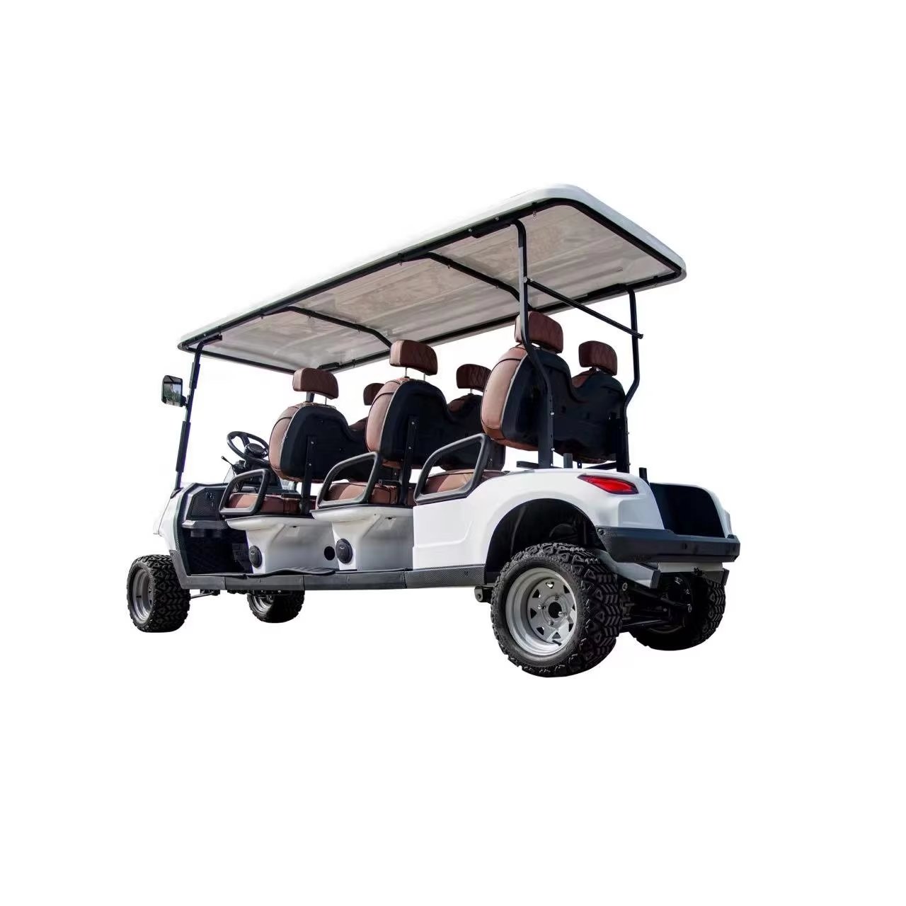 2024 High-speed Electric Golf Carts & 6 Seater Good Quality New Energy Vehicle 48V Electric Car Price Ce