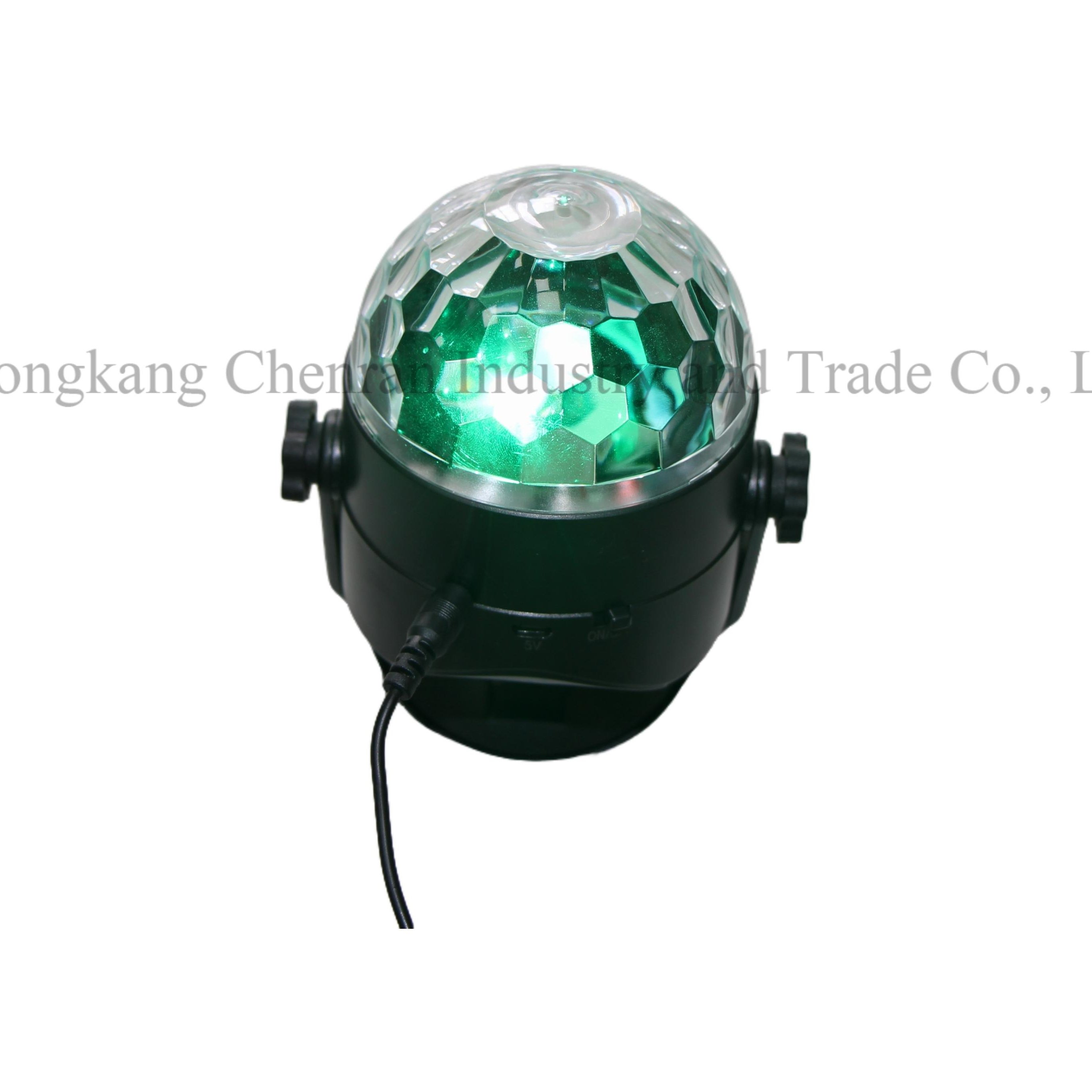 ATV Accessories Cross Border LED Magic Mini Crystal Magic Ball Light ATV ball light carry-on DJ Light 12V