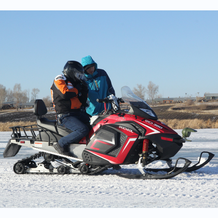 New China-made fuel crawler adult 2-seater snowmobile ATV/UTV 300CC