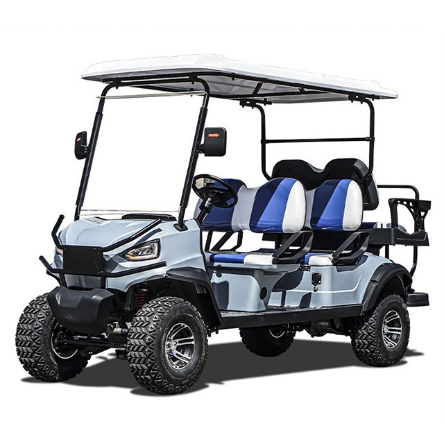 Wholesale 48V Electric Golf Cart Electric Mobility Scooter 4 Wheels Street Legal Golf Cart with Canopy Car Accessories 220V 7-9h