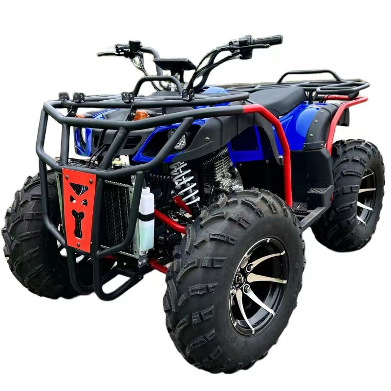 All-terrain mountain bike two-person snow and land four-wheel motorcycle off-road mountain patrol vehicle